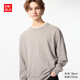 優(yōu)衣庫男裝女裝衛衣/長(cháng)袖運動(dòng)衫圓領(lǐng)休閑純色25秋冬新款479797 31 米色 L