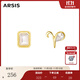 Arsis【明星同款】印記生辰石星座符號耳釘女12星座S925銀耳飾時(shí)尚百搭 生辰石白羊座耳釘【3.21-4.19】