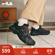 斐樂(lè )（FILA）官方男鞋老爹鞋復古運動(dòng)鞋2025冬季新款鞋子加絨貓爪6代 黑-BD 42