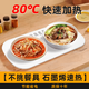 美的（Midea）同款加熱板暖菜板2025新款多功能家用德國熱菜保溫板飯菜加熱板智能多功能飯菜 【德國精工白色】智能恒溫石墨烯速熱不挑餐具安全防護
