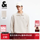 杰克·瓊斯（JACK&JONES）男裝25年秋冬季衛衣男肌理提花寬松長(cháng)袖拉鏈半高領(lǐng)套頭休閑打底衫 078月光灰 拉鏈領(lǐng) 預售11月19日發(fā)貨 L （180）