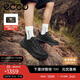 愛步（ECCO）運動鞋男 網(wǎng)面透氣緩震戶外休閑登山徒步鞋 奧途824254 黑色40