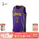 耐克耐克NBA官方-莫蘭特/詹姆斯/庫里籃球衣速干男運動(dòng)背心DO9598-010 湖人-詹姆斯速干球衣（紫色） L