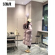 森馬（Semir）羽絨服女冬季超長(cháng)款過(guò)膝2025新款小個(gè)子炸街時(shí)尚加厚保暖棉服外套 紫色 XL  建議130-150斤