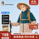 暇步士（Hush Puppies）童裝兒童三防外套秋冬季男女童戶(hù)外加絨風(fēng)衣外套 燕麥卡其 130