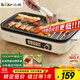 小熊（Bear）烤肉鍋電烤盤(pán)家用電燒烤爐電烤爐分體可拆多功能不沾無(wú)濃煙烤串機Y15C1配接油+蘸料盒【國家補貼】