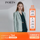 PORTS寶姿春夏新品女裝長(cháng)袖中長(cháng)夾克LM8J022MFQ087 綠色 XS (2)