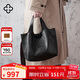 CASSILE明星同款卡思樂(lè )女包托特包植鞣羊皮大容量輕奢復古單肩包生日禮物