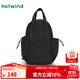 熱風(fēng)（Hotwind）背包2025年春季新款女士尼龍雙肩包運動(dòng)戶(hù)外大容量健身手提包 01黑色 中
