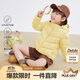 笛莎（DEESHA）童裝女童2025秋冬短款三防輕薄羽絨服外套 暖芥黃 140