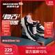 Skechers斯凱奇蛋糕熊男女童老爹鞋秋季時(shí)尚兒童運動(dòng)鞋黑白熊貓鞋8701646L 荔枝冰咖 35