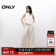 ONLY2025夏季新款時(shí)尚氣質(zhì)輕薄寬松亞麻套裝休閑褲女|125244004 A44銀樺灰色 XS