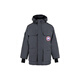 加拿大鵝（Canada Goose）Expedition遠征系列 雪山紅標 08款極寒戶(hù)外恒溫連帽寬松羽絨服 灰色 XS