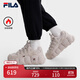 FILA 斐樂(lè )官方女鞋CROISSANT WE摩登運動(dòng)鞋加絨可頌鞋 燕麥色-OM 37.5