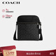 蔻馳（COACH）【品牌直供】男士HOUSTON斜挎包單肩相機包黑色CZ398