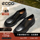 愛(ài)步（ECCO）皮鞋男 光面結婚男鞋德比鞋男士商務(wù)鞋婚鞋 都市奧斯陸550224 HL 黑色55022401001 41
