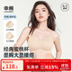 幸棉（LUCKMEEY）外擴內衣小胸顯大無(wú)鋼圈內衣女聚攏文胸漫畫(huà)胸 膚色 背扣款 M