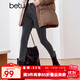 百圖betu女裝冬季新款牛仔褲高腰九分緊身鉛筆褲牛仔褲女2311T96 深灰 S