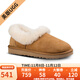 UGG美版女士NITA秋冬舒適茸茸毛休閑樂(lè )福鞋時(shí)尚懶人毛毛鞋1119002 CHE-栗色 38