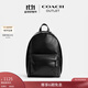 蔻馳（COACH）奧萊男士HALL 22號雙肩包商務(wù)通勤旅行背包 黑色