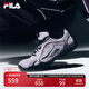 FILA 斐樂(lè )官方PEBBLE復古運動(dòng)鞋女2025春新款卵石鞋簡(jiǎn)化版跑步鞋 花束粉/南極灰-CA 38