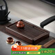 不拙黑檀木茶盤(pán)家用實(shí)木儲水式小茶臺茶具托盤(pán)瀝水 黑檀木盛水茶盤(pán)