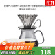 Hero PCTG咖啡濾杯 手沖咖啡過(guò)濾器咖啡過(guò)濾杯手沖套裝 菱鏡pctg-煙灰色+450ml分享壺