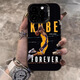 cugu手機殼適用蘋(píng)果手機iPhone手機殼科比灌籃nba湖人kobe籃球手機殼  黑色 蘋(píng)果15pro max