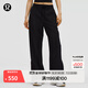 lululemon丨Zip-Pleat 女士拉鏈褶飾可調節長(cháng)褲 *常規偏短 LW5GXNS 黑色 M