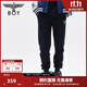 BOY LONDON秋季長(cháng)褲男女同款黑色印花束腳透氣運動(dòng)休閑褲N15903 黑色 M