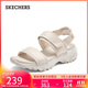 斯凱奇（Skechers）涼鞋女士秋季厚底休閑運動(dòng)女鞋百搭舒適外穿軟底沙灘鞋119853