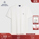 布克兄弟（BrooksBrothers）[索羅娜]男士春夏季新款彩羊短袖T恤 1001-白色 M
