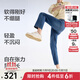 九牧王（JOEONE）牛仔褲男春季中高腰高彈百搭休閑褲子 牛仔藍+修身版+TJ1DV20123 34 .5碼175/86A(2.64)尺88cm