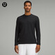 lululemon丨Zeroed In 男士運動(dòng)長(cháng)袖 T 恤 LM3F93S 黑色 L