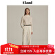 ELAND衣戀毛衣女高領(lǐng)格雷系后領(lǐng)開(kāi)叉上衣【綿羊毛+山羊絨】 象牙白/白色(39)Ivory S 160