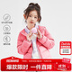 笛莎（DEESHA）童裝女童2025秋冬短款三防輕薄羽絨服外套 櫻桃紅 150