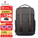 維氏（VICTORINOX）瑞士軍刀都市建筑師系列商務(wù)電腦包通勤雙肩包14英寸602843灰棕色