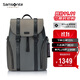新秀麗（Samsonite）休閑時(shí)尚雙肩包電腦包15.6英寸男女背包反光材質(zhì)牛皮革TM7*013