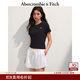 Abercrombie & Fitch【百搭修身】經(jīng)典小麋鹿圖案女裝25夏季圓領(lǐng)短袖T恤139-5759 黑色 S (165/88A)