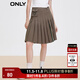 ONLY時(shí)尚不規則下擺開(kāi)叉百褶半身裙女|123116018 E05蹦極繩索 S (160) 64A/SR