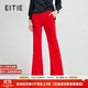 愛(ài)特愛(ài)（EITIE）女裝春夏新品明星同款長(cháng)款直筒簡(jiǎn)約純色休閑褲長(cháng)褲褲子5705402 紅蔓61 L 165