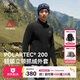 伯希和（Pelliot）抓絨衣男Polartec200秋冬保暖搖粒絨沖鋒外套女夾克114310191黑L