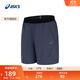 亞瑟士ASICS運動(dòng)短褲男子舒適透氣百搭速干運動(dòng)褲 2031F119-001 深藍色 L