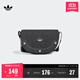 adidas迷你牛仔運動(dòng)單肩包女子阿迪達斯官方三葉草IT7366 黑色 NS