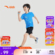 安踏兒童套裝男童跑步速干衣夏裝短袖短褲運動(dòng)兩件套A352425722
