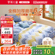 羅萊兒童A類純棉雙面磨毛四件套男孩加厚保暖雙人被套床單秋冬1.5米床