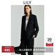 LILY2025秋新款修身收腰氣質(zhì)商務(wù)通勤高級感黑色西裝外套女西服 510黑 M