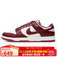 耐克NIKE男復古休閑板鞋 DUNK新年紅緩震運動鞋 DD1391-601紅白42.5