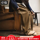 馬登女裝 美式燈芯絨休閑褲秋季復古美拉德氣球褲寬松顯瘦闊腿長(cháng)褲 卡其色 （寬松版型 可拍小一碼） M