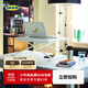 宜家（IKEA）DUBBLA杜布拉筆記本電腦支架折疊桌床上桌簡(jiǎn)約臥室家用 白色